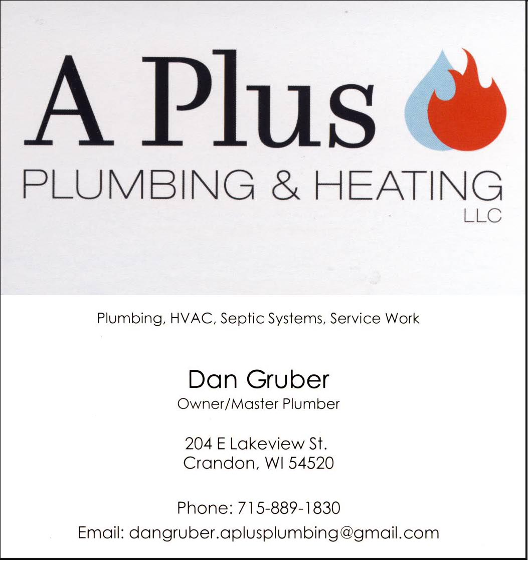 A Plus Plumbing & Heating Ad