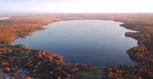 Lake Metonga Wisconsin in the Fall