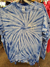 SS Blue Tie Short Sleeve Blue Tie-Dye T -Shirts